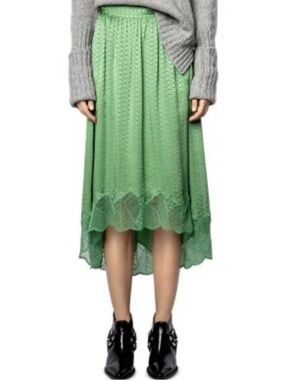 NWOT Zadig & Voltaire Joslin ZV Printed Midi Skirt